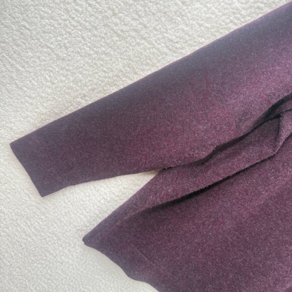 Mens Theory Donners Crew Neck Cashmere Sweater Size XXL Wine red Maroon G0988702 - Picture 3 of 9